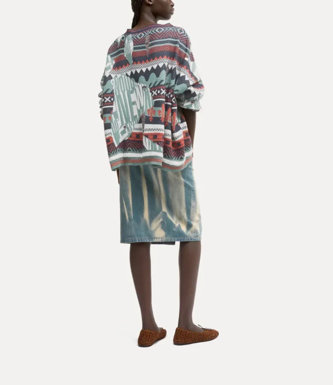 Broken Fair Isle-trui Broken Fair Isle-trui