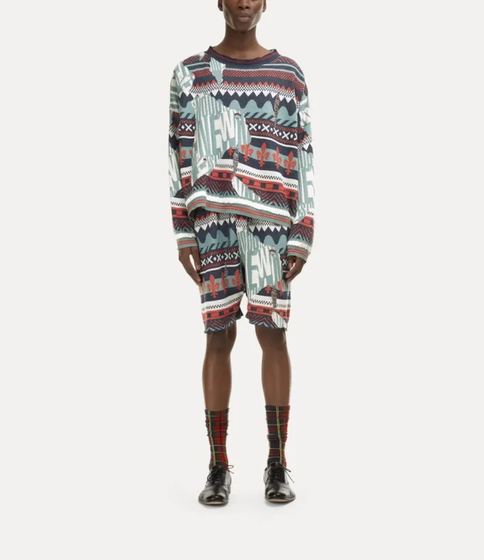 Broken Fair Isle-trui Broken Fair Isle-trui