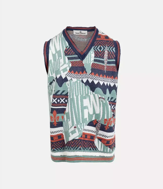 Broken Fair Isle vest