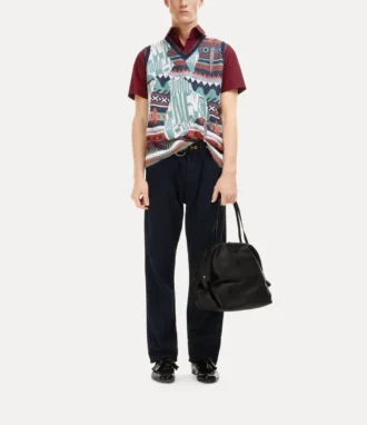 Broken Fair Isle vest