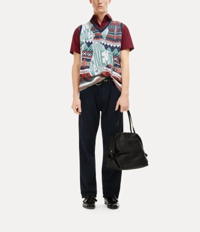 Broken Fair Isle vest