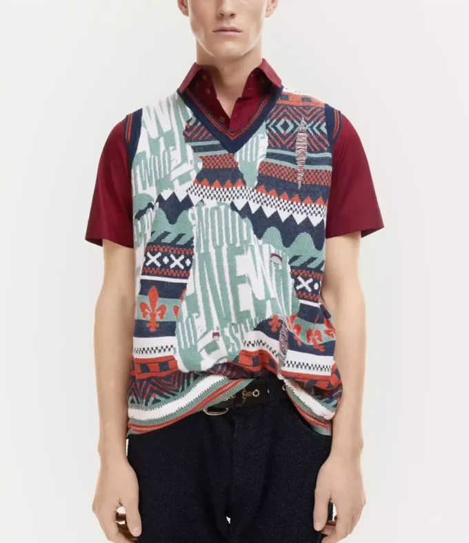 Broken Fair Isle vest