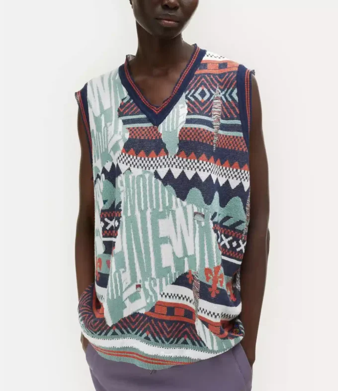 Broken Fair Isle vest