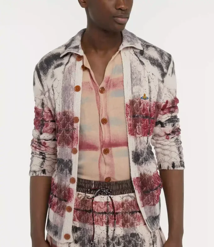 Dual Tartan Cardigan