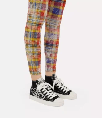 Hoge canvas plimsolls