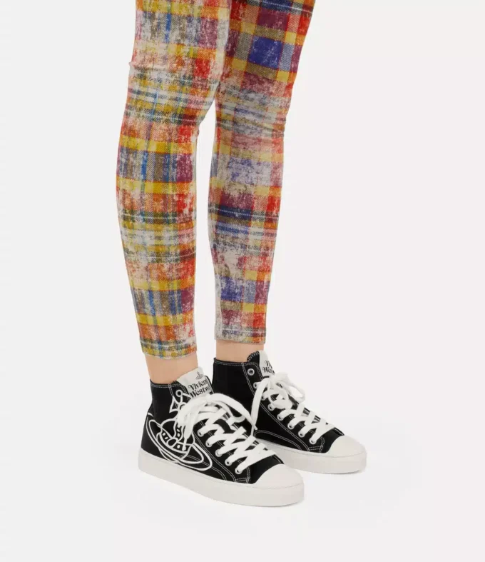 Hoge canvas plimsolls