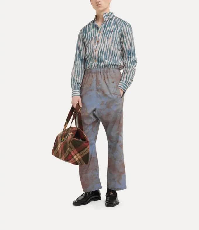 Krall-overhemd met twee knopen