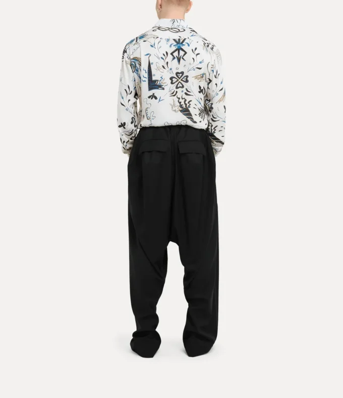 Krall-overhemd met twee knopen