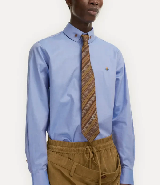 Krall-overhemd met twee knopen