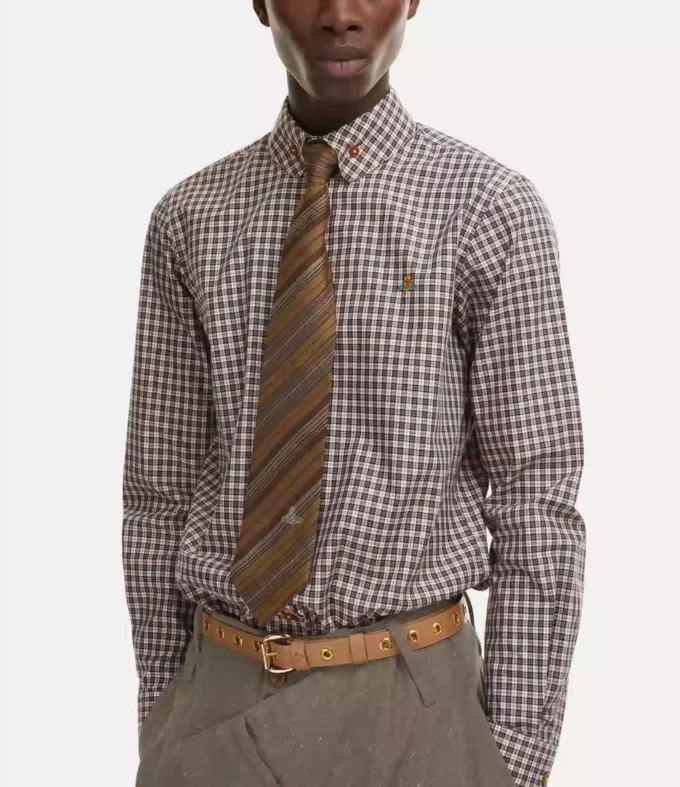 Krall-overhemd met twee knopen