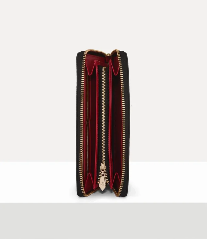 Lange portemonnee met ritssluiting