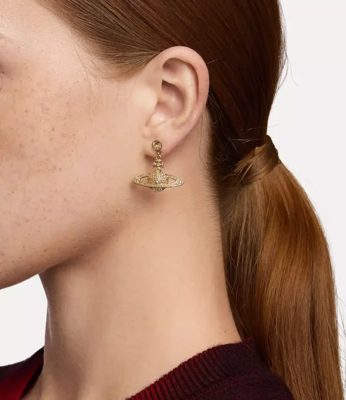 Mini Bas Relief Drop-oorbellen