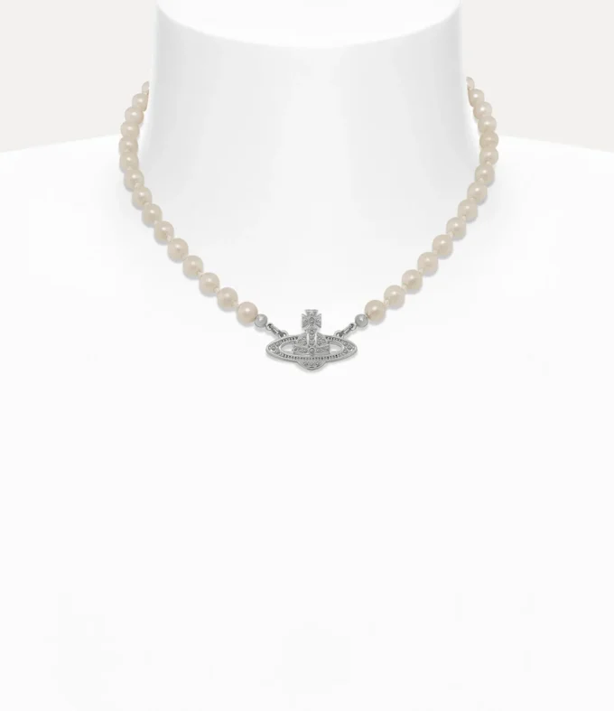 Mini Bas Relief Pearl-choker