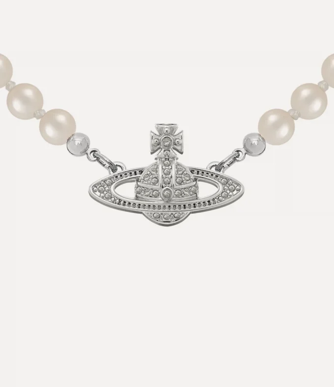 Mini Bas Relief Pearl-choker