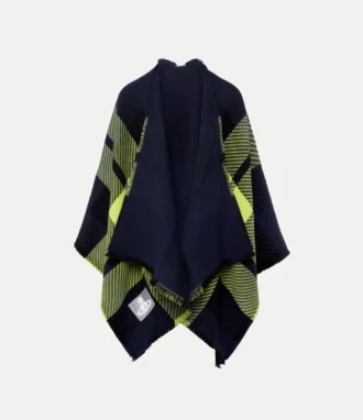 Tartan poncho
