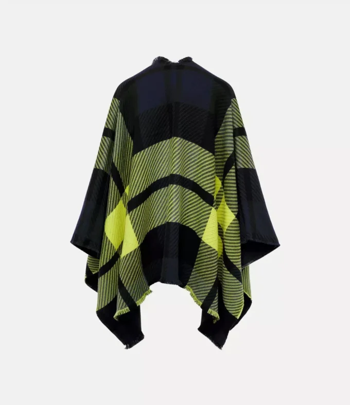 Tartan poncho