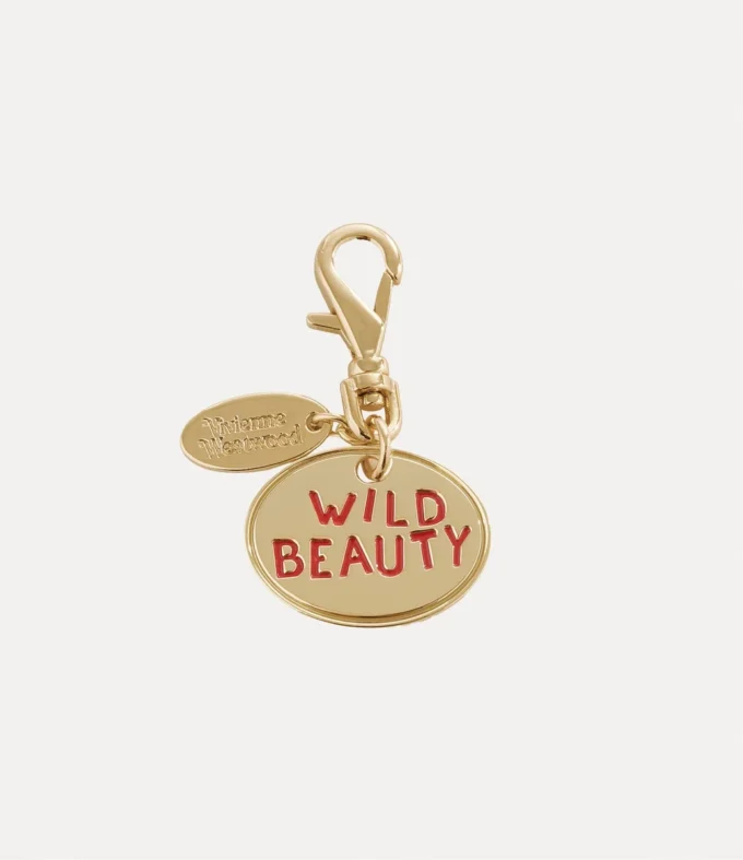 Wild Beauty Dog Charm sleutelhanger